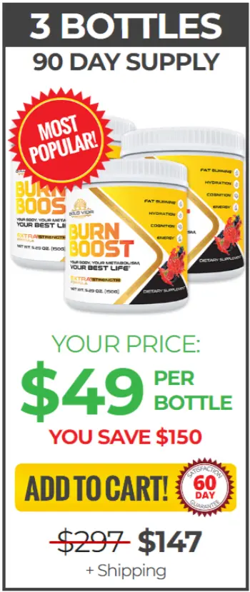 Burn Boost - 3 Bottles